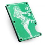 RFID Metal Wallet - Anime Girl - Image 3