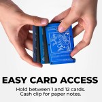RFID Metal Wallet - Blue Eyes Alt Art - Image 2