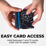 RFID Metal Wallet - Celestial Star Signs - Image 2