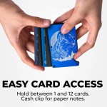 RFID Metal Wallet - Wolf Moon - Image 2