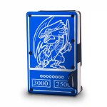 RFID Metal Wallet - Blue Eyes Anime Art