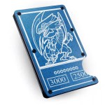 RFID Metal Wallet - Blue Eyes Anime Art - Image 3