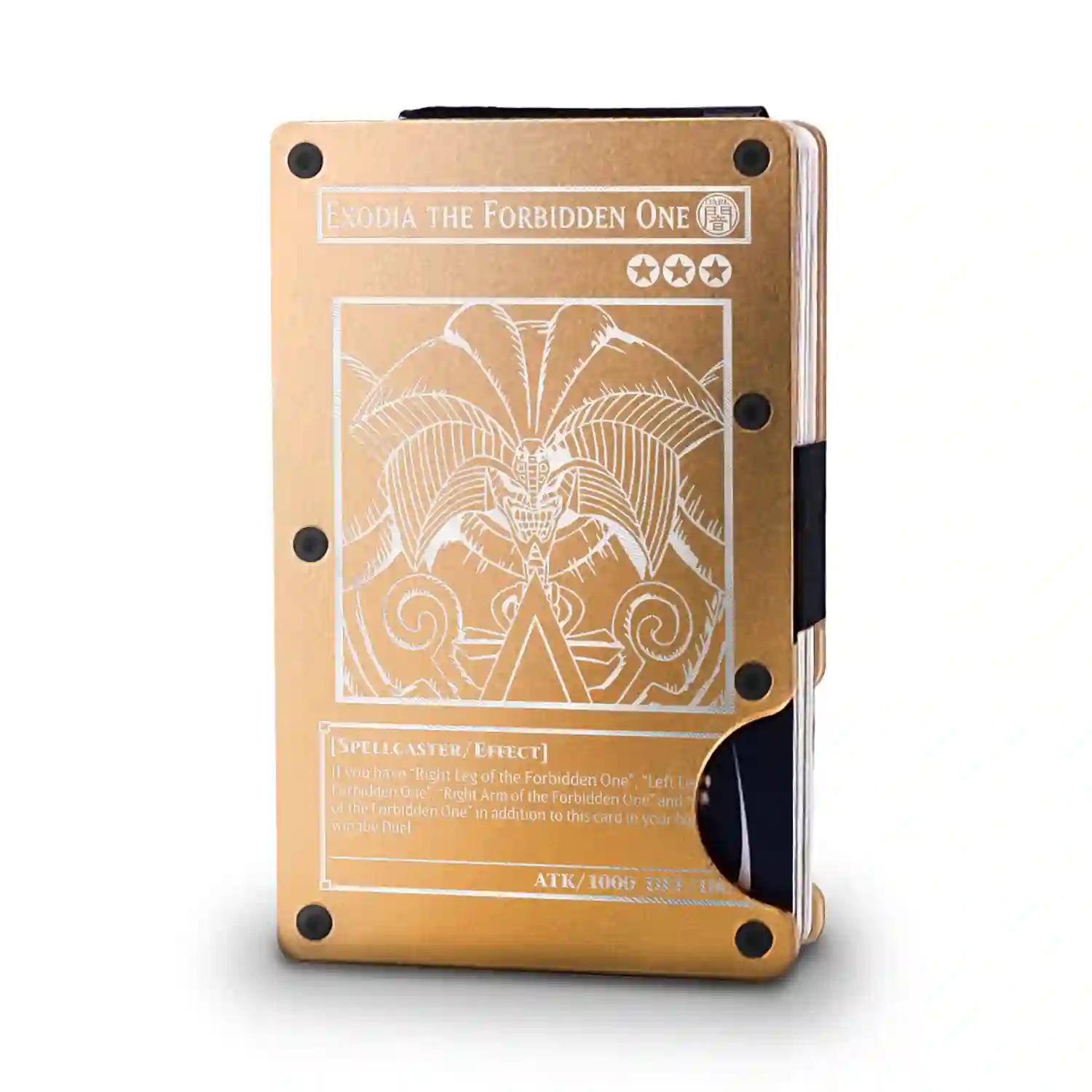 RFID Metal Wallet - Exodia - Gold RFID Metal Wallet - Exodia - Image 1