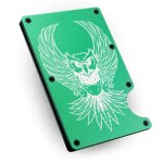 RFID Metal Wallet - Leaf Owl - Image 3