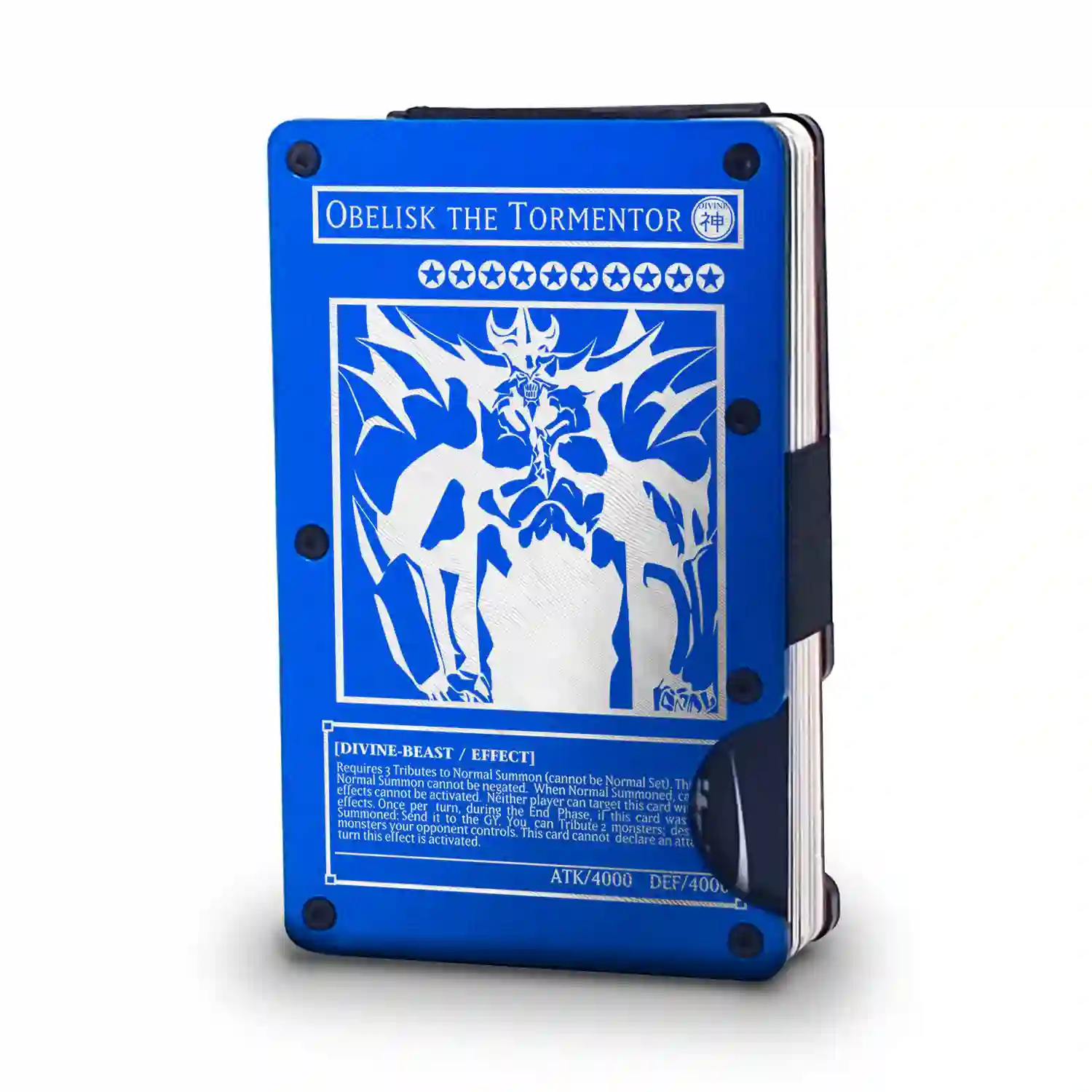 RFID Metal Wallet - Obelisk - Blue RFID Metal Wallet - Obelisk - Image 1