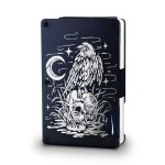 RFID Metal Wallet - Raven Skull