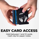 RFID Metal Wallet - Sky Whale - Image 2