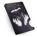 RFID Metal Wallet - Sky Whale - Image 3